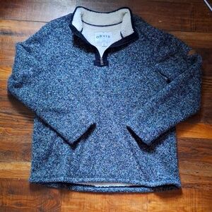 Orvis Men's Brighton Quarter Zip Sweater